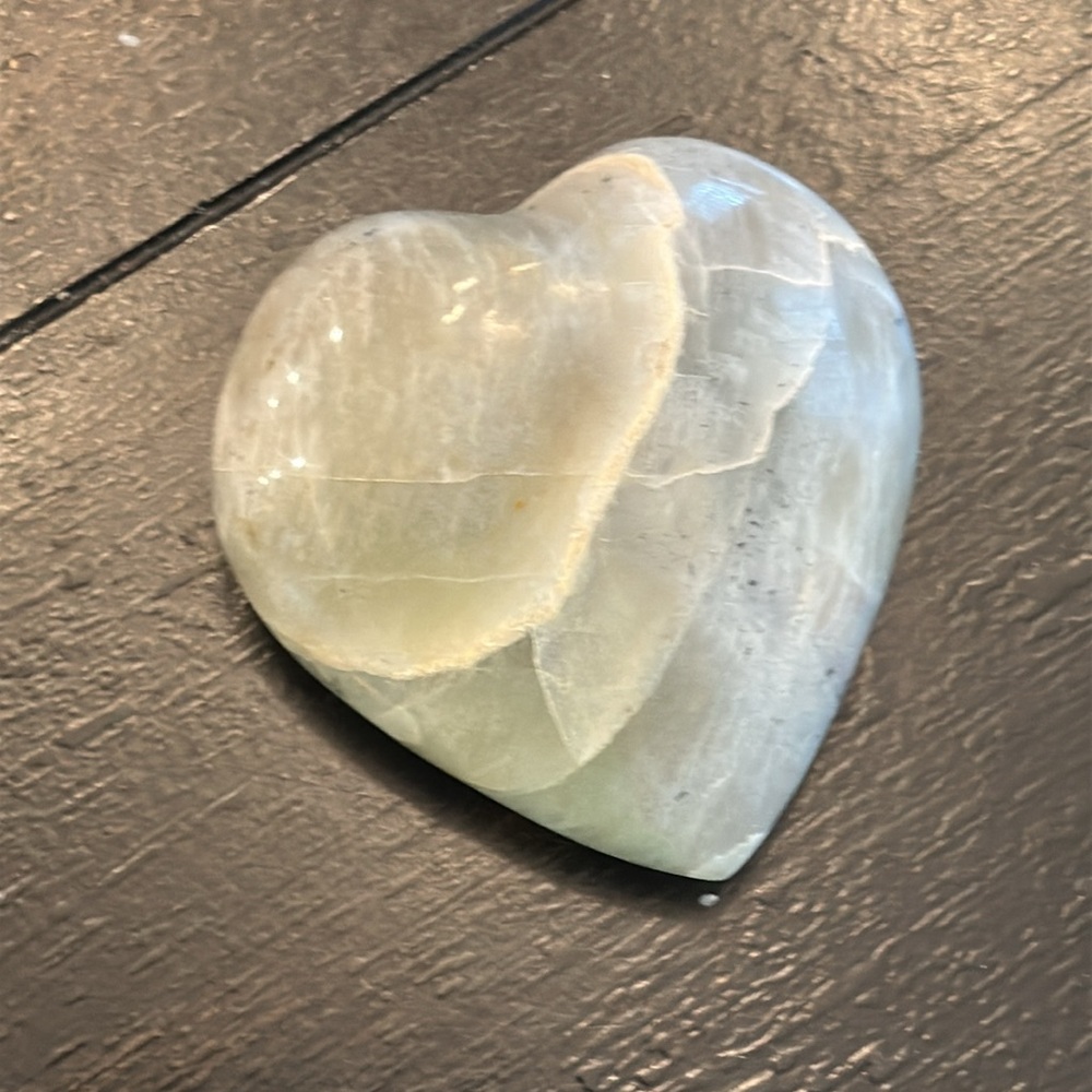 Heart-Shaped Moonstone